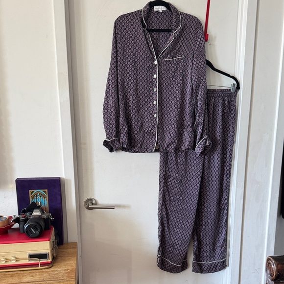 Olivia von Halle Silk Pajamas Set